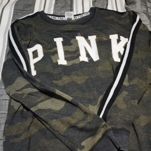 PINK Camouflage Sweatshirt